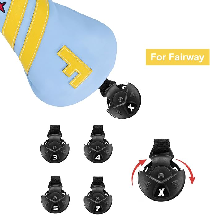 Golf Club Headcover for Driver Covers, Fairway Wood Covers, Hybrid Covers - Image 5