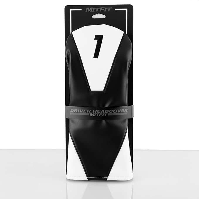 Single Headcover, Easy Slip-On Easy-Off Golf Club Headcover, Fleece Lined by MitFit