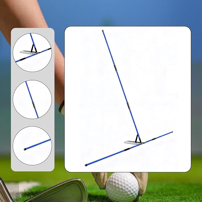 Colaxi Golf Alignment Sticks Holder, Practice Rod Correct Posture Golfer Golf - Image 4