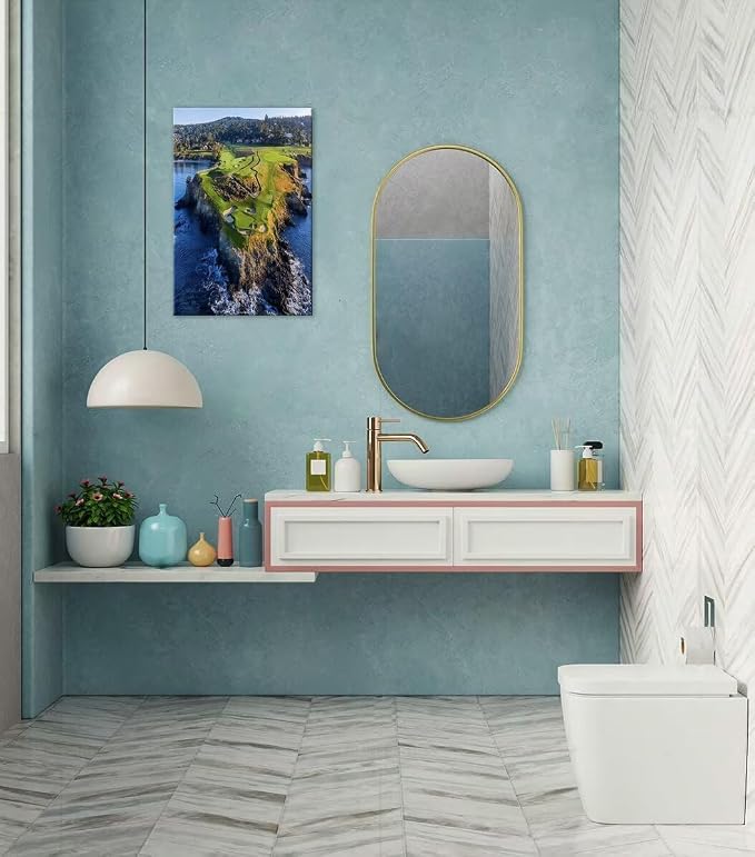 Pebble Beach Golf Course Canvas Wall Art - Image 6