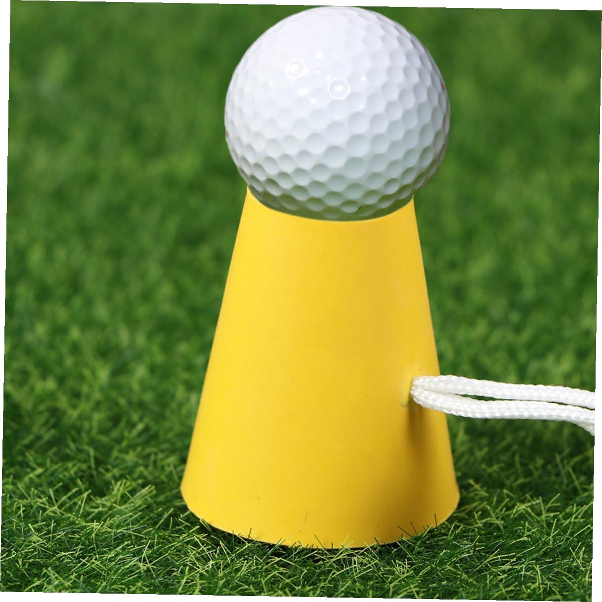 16Pcs Rubber Golf Tees with Ball Holder Bases Replaceable Golf Tee Holders for Driving Range and Outdoor Practice Lightweight Portable Mixed Colors