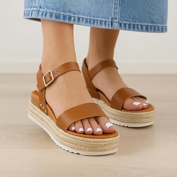 CUSHIONAIRE Melissa Espadrille Platform Sandals - Image 3