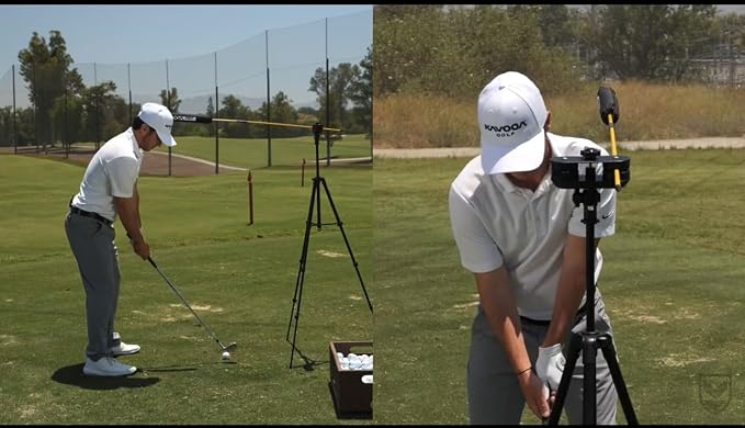 Golf Swing Trainer with Adjustable Tripod – Swing Speed Trainer, 360° Alignment - Image 8