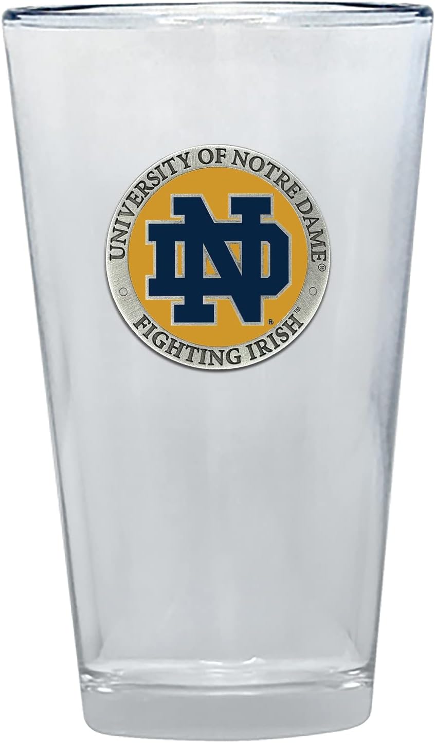 Heritage Pewter Notre Dame Pint Water Glass | 16 Ounce Water Glass | Intricately Crafted Metal Pewter