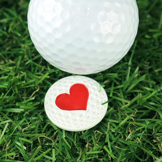 Myartte Creative Golf Ball Marker Soft Enamel Golf Markers 24.4MM Assorted 5 Pcs - Image 3