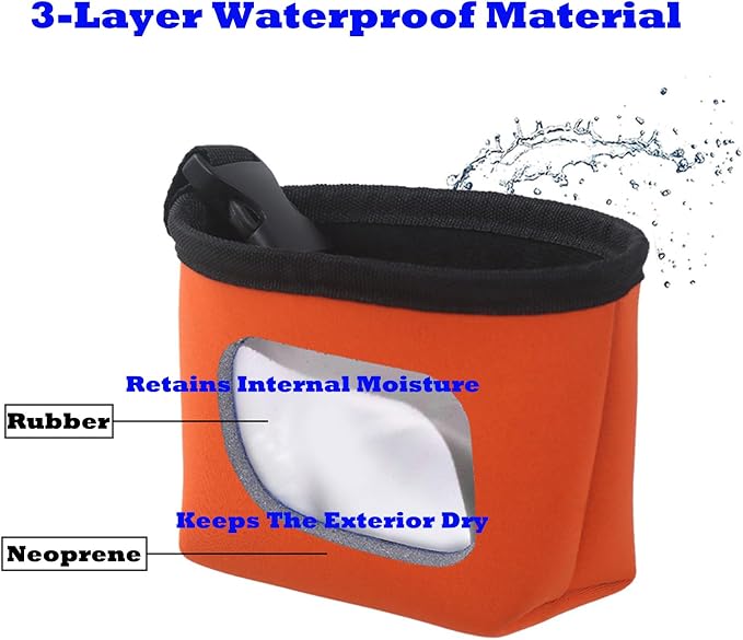 Golf Ball Cleaner Bag Club Cleaning Kit Waterproof Golf Ball Washer Pouch - Image 5