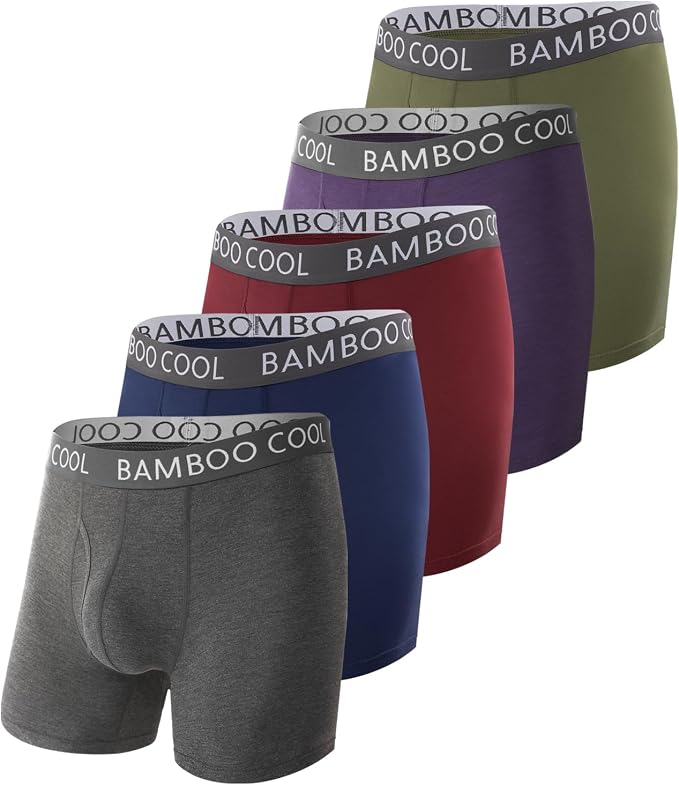 BAMBOO COOL Men's Ultra ComfortSoft Underwear, Moisture Wicking & Breathable No by BAMBOOCOOL