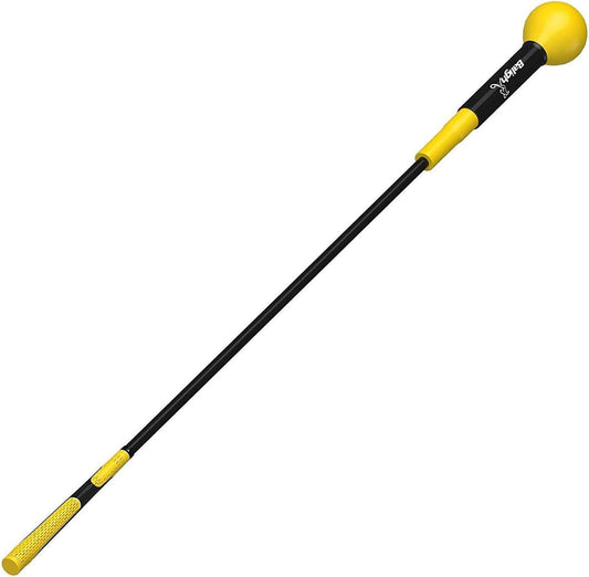Golf Swing Trainer Aid 48"/40" Warm-Up Stick for Strength Flexibility Tempo Training Golf Practice Aid with Weighted Head Swing Corrector for Men Women