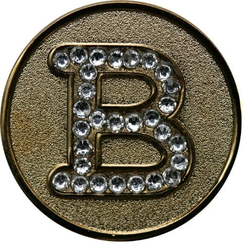 Monogram Initial Golf Ball Marker by Unknown