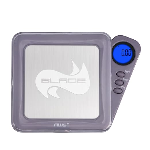 American Weigh Scales 200g x 0.01g Digital Pocket Gram Scale-Blade Series | by AmericanWeighScales