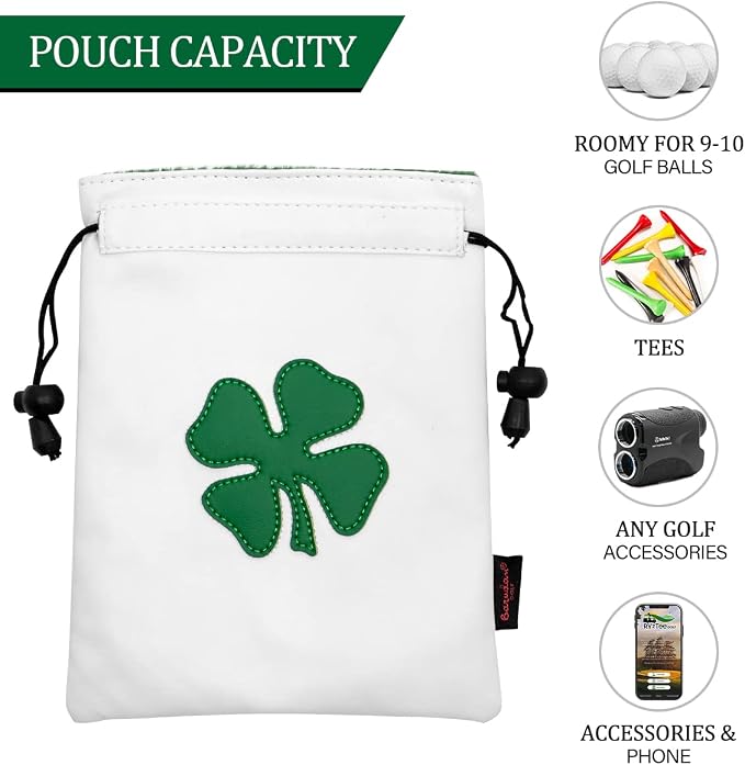Golf Valuables Pouch, Golf Bag Pouch - Image 7