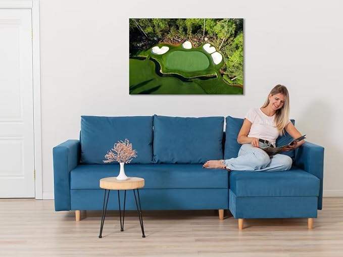 chenchenArt Augusta Golf Course Wall Art - Image 2