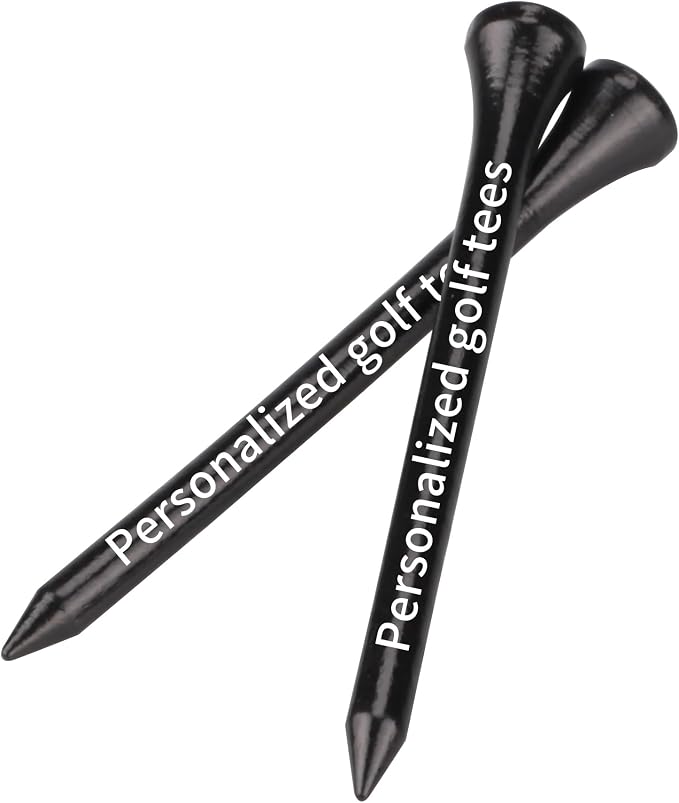 100pcs Personalized Golf tees, Printed by Unknown