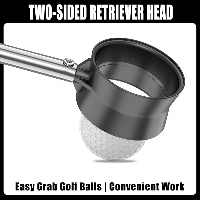 9ft/12ft Water Telescopic Golf Ball Retriever，Classic and Durable Stainless - Image 2