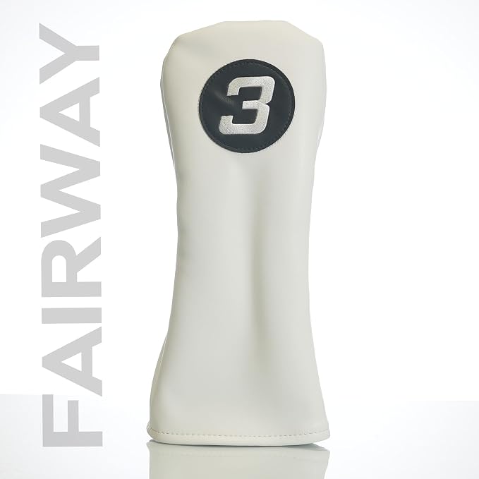 Single Headcover, Easy Slip-On Easy-Off Golf Club Head Cover, Fleece Lined - Image 2