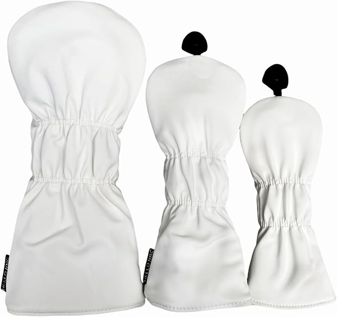 Golf Club Covers Set for Driver, Premium PU Leather Golf Accessories Cover Set - Image 3
