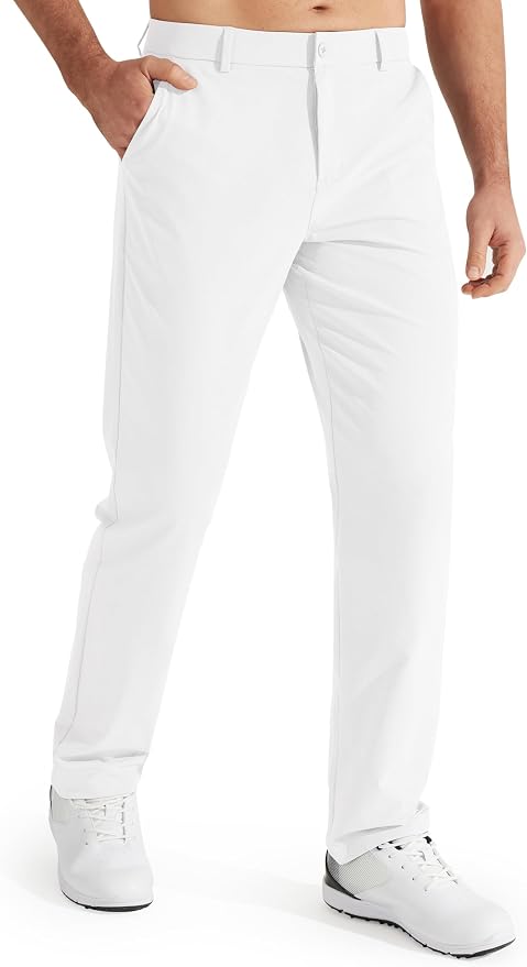 Libin Mens Golf Pants Stretch Work Dress Pants 30"/32"/34" Quick Dry by Libin