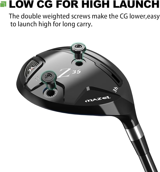 MAZEL Rescue Hybrid Golf Clubs for Men - Image 3