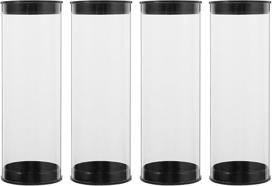 Happyyami 4pcs Box Golf Barrel Golfs Organizers Clear Golfs Ball Containers by Happyyami