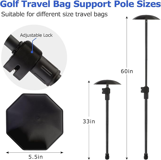 Golf Travel Bag Support Pole - Image 2