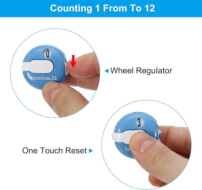 PATIKIL Golf Score Counter, Mini Golf Shot Stroke Attachment Counter Clicker - Image 3