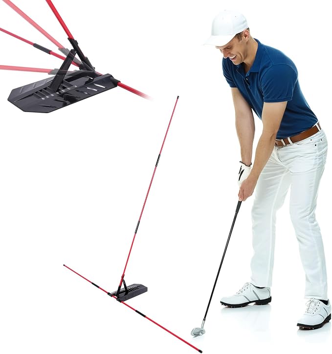 Golf Alignment Stick Holder, Golf Swing Plane Trainer by Unknown