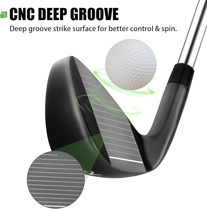 MAZEL Men Golf Iron Set or 1, Pitching Wedge, Sand Wedge - Image 2
