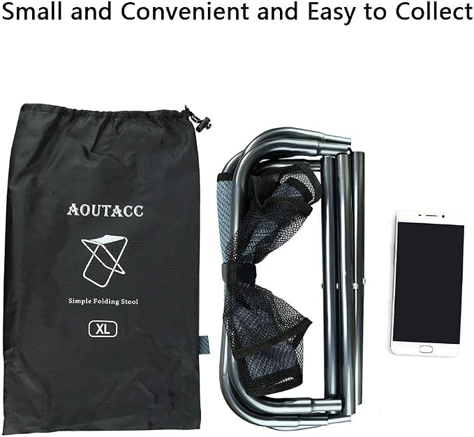 AOUTACC Ultralight Portable Folding Camping Stool - Image 7