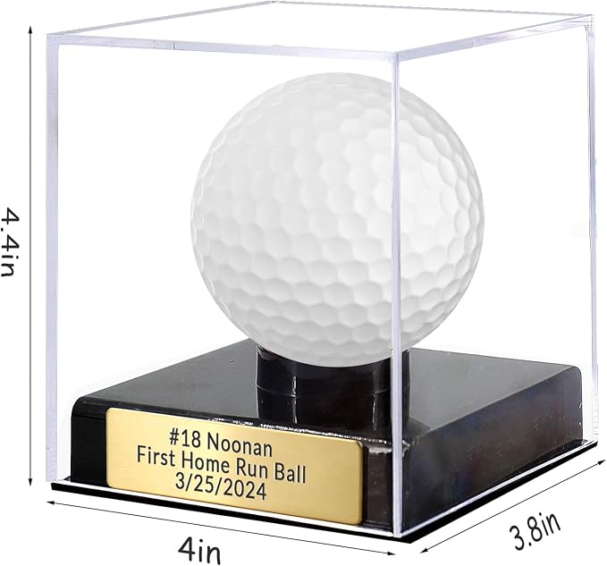 Custom Golf Ball Display Case Acrylic Golf Ball Holder Case Laser Engraved - Image 5