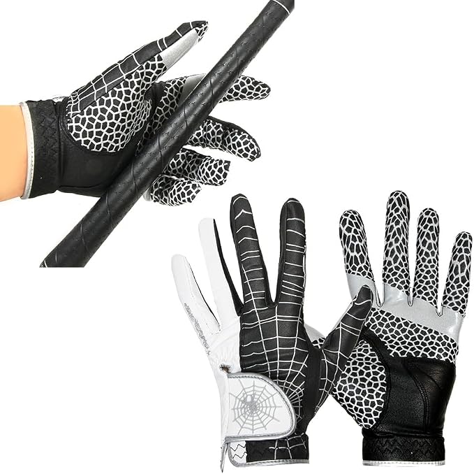 J&S Sporting Spider Grip Nonslip Golf Gloves by JSSporting