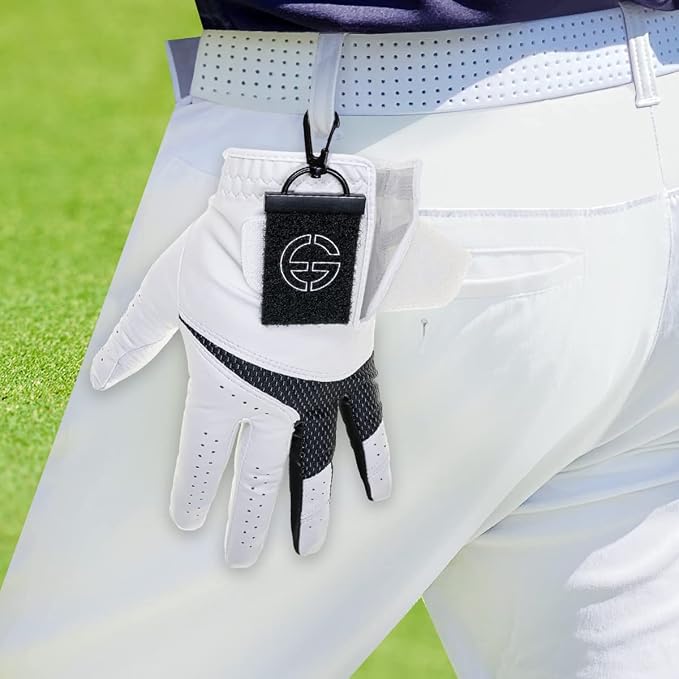 Golf Glove Holder 2Pc- Both Sides Loop Grabber Keeper- Golf Gifts-Easy to Carry - Image 4