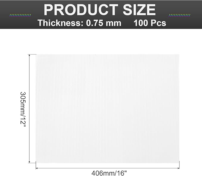 MECCANIXITY Foam Packing Pouches, 100 Pack 12 Inch x 16 Inch Wrap Bubble - Image 2