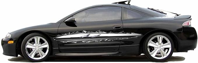 Generic Ripped Metal Graphics Decal Set - Image 6