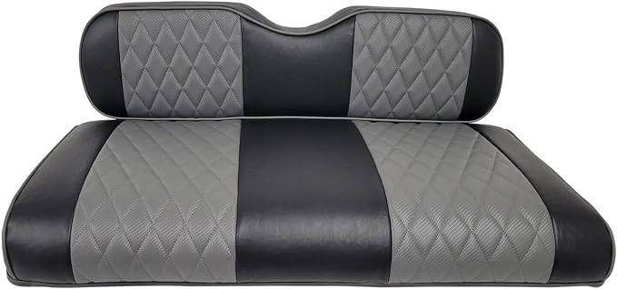 Huskey Parts Company Luxury Golf Cart Seat Cover Charcoal Gray by HuskeyPartsCompany
