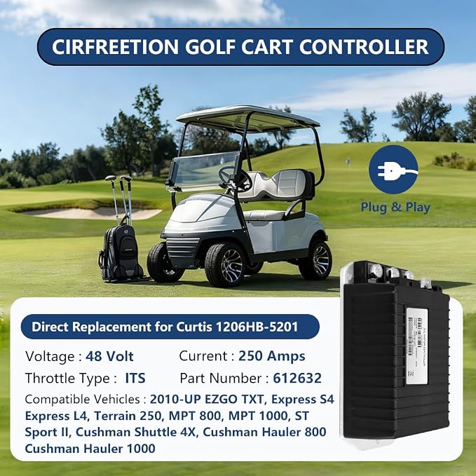 Golf Cart Controller, 48V 250A Controller Compatible - Image 2