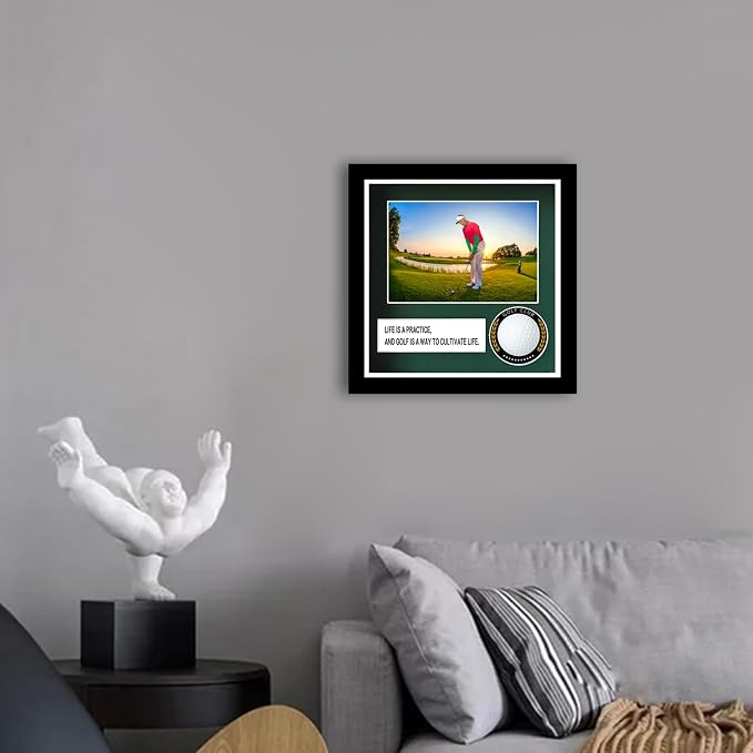 Golf Ball Case Display, 9.8"x8.6"Golf Ball Holder Display, Hole in One Display - Image 8