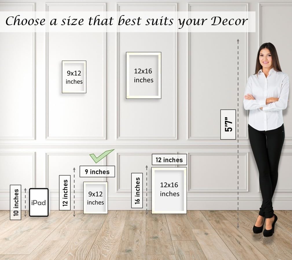 Induslyfe Framed Eucalyptus Sage Green Botanical Plant Wall Art Canvas Decor Set of 6, Nature Wall Art Prints Posters Art, Eucalyptus decor Flower wall art for bathroom bedroom living room 9x12