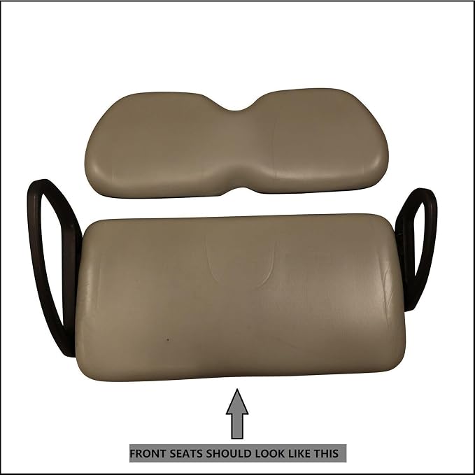 Huskey Parts Company Premium Golf Cart Seat Cover Brown - Image 4