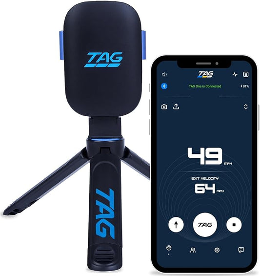 TAG ONE Sports Radar with 6 Hour Rechargeable Battery by TAGSports