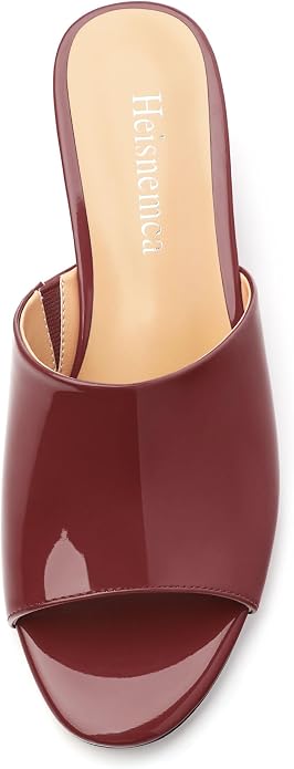 Wedge Sandals for Women Open Toe Wedge Heels Womens Matte High Heel Sandal - Image 3