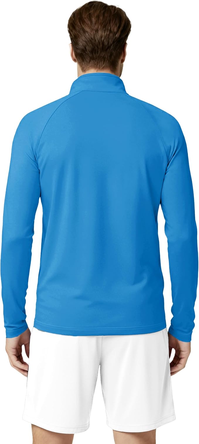 Boladeci Men's UPF 50+ Sun Shirts 1/4 Zip Long Sleeve SPF UV Protection - Image 3
