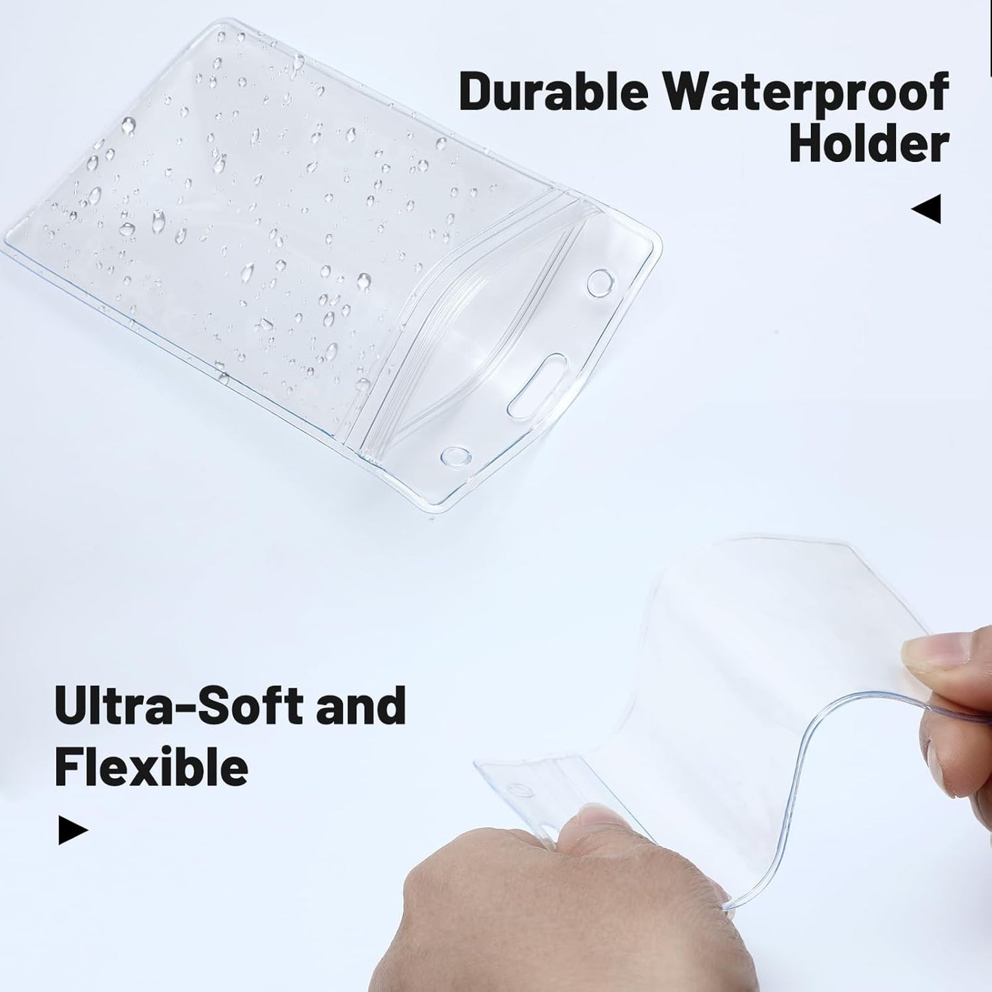 24-Pack Purple Breakaway Lanyards with Waterproof Badge Holders, Polyester Neck Straps for ID Cards, Events, Office, and Schools