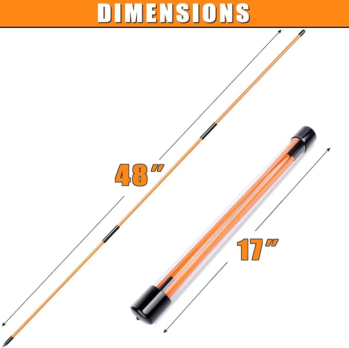 Professional 2 or 3 or 4 Pack Collapsible Golf Alignment Sticks, Premium 40" - Image 5