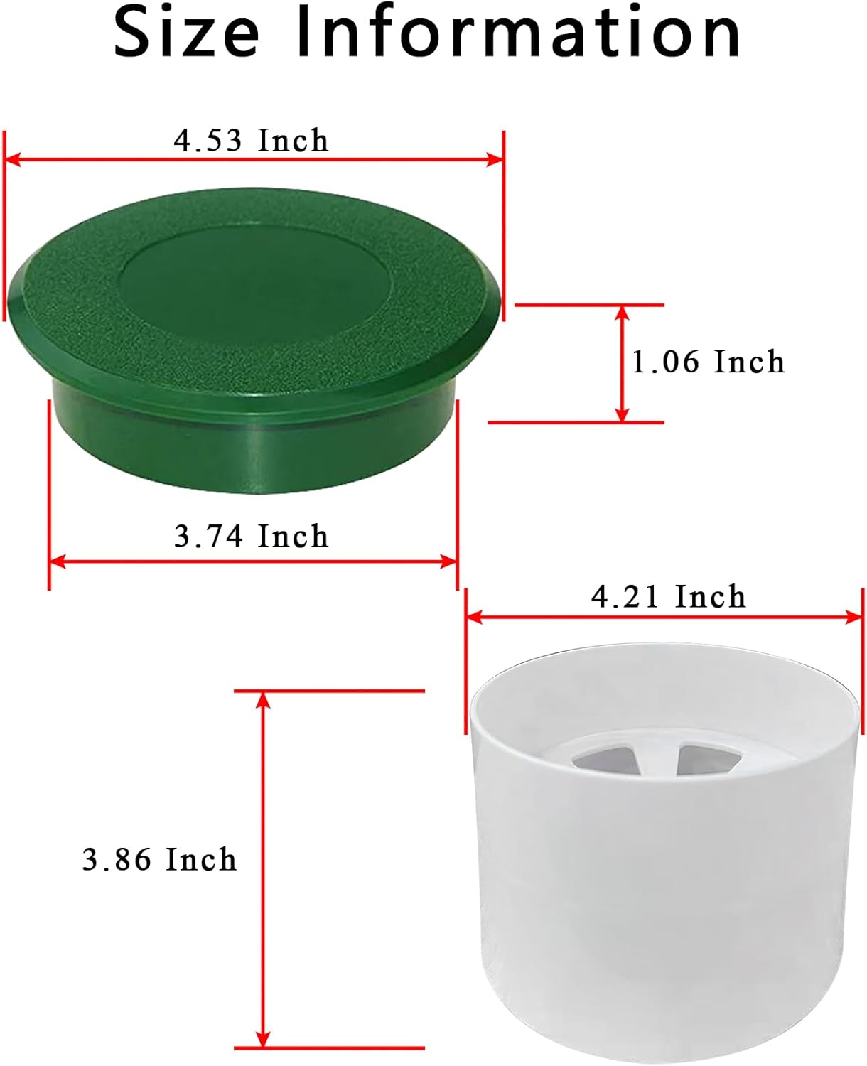 2 Sets Golf Hole Cup with Cups Cover, Golf Accessories for Backyard Practice Putting Green, Enhanced Home Golfing Experience