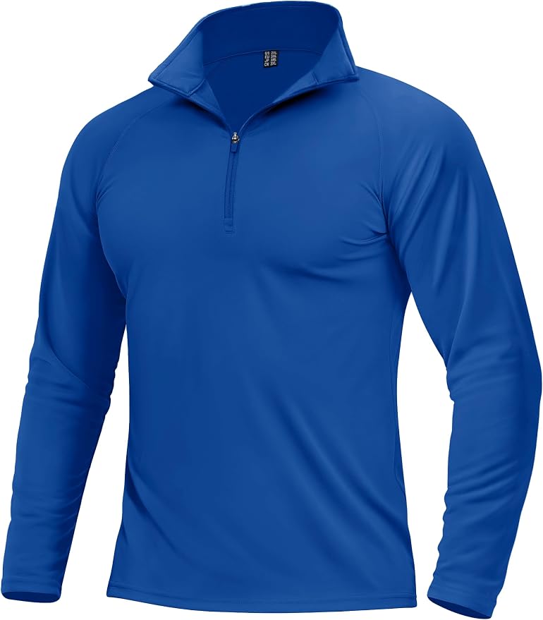 Boladeci Men's Quarter Zip Pullover Premium Fleece Lined Long Sleeve Golf by Boladeci
