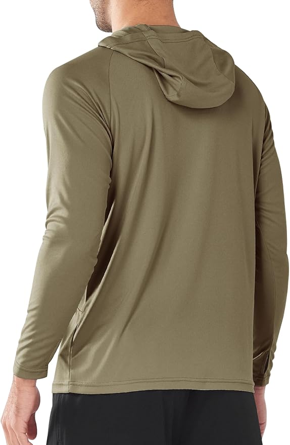 NORTHYARD Men's UPF 50+ Hoodie Shirts Long Sleeve Sun Protection Fishing Swim - Image 3
