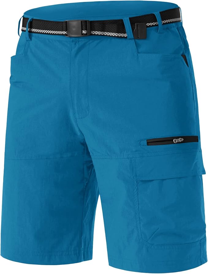 TACVASEN Men's Summer Outdoor Shorts Quick Dry Cargo Casual Work Hiking Shorts by TACVASEN
