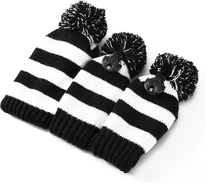 Golf Head Covers for Driver Woods Fairway Hybrids, Long Neck Golf Club - Image 4