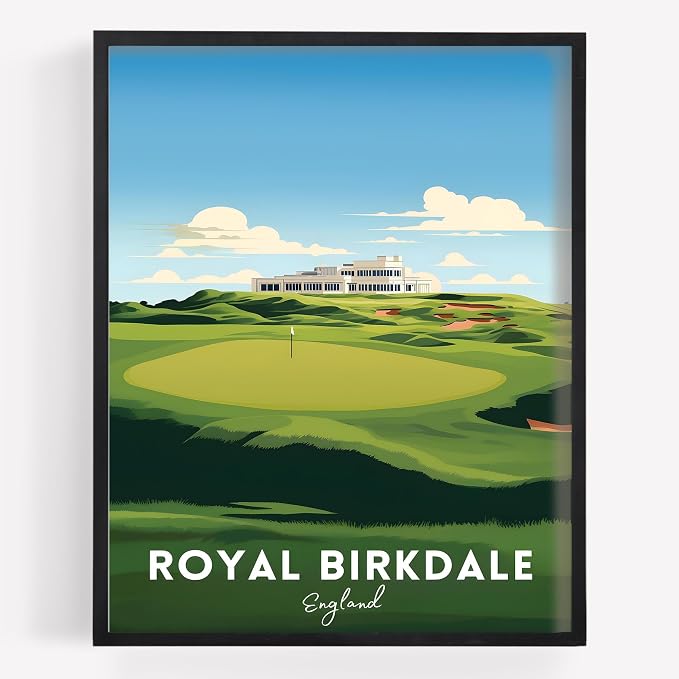 Golf Course Premium Giclee Fine Art Prints by VintBo