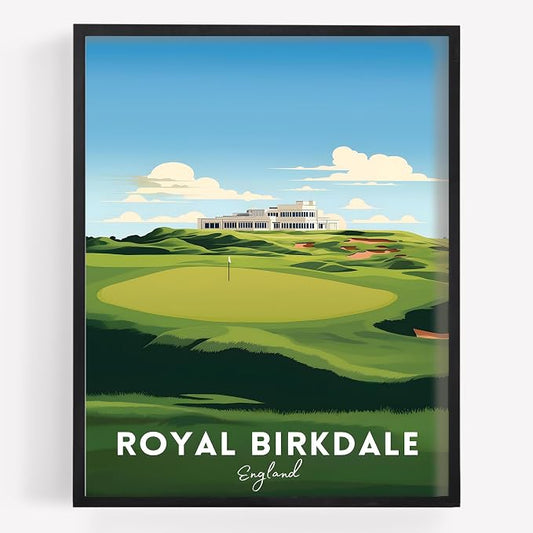 Golf Course Premium Giclee Fine Art Prints by VintBo